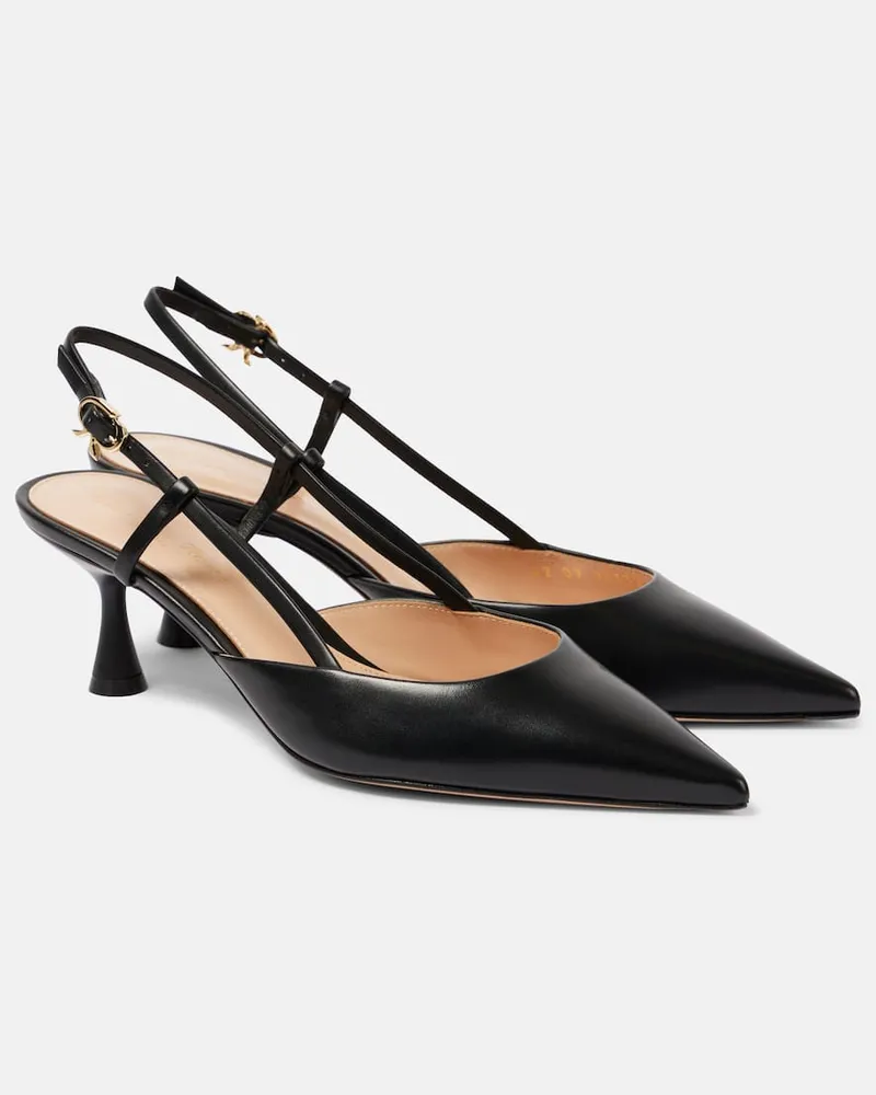 Gianvito Rossi Pumps slingback Ascent 55 in pelle Nero