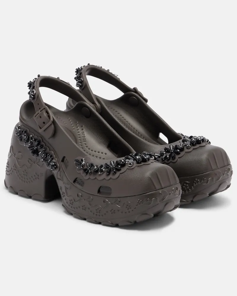 Simone Rocha x Crocs â Pumps slingback Marrone