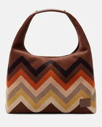 Missoni Borsa a zig-zag con pelle Multicolore