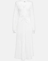 ROTATE Birger Christensen Bridal - Abito midi Sirin con paillettes Bianco