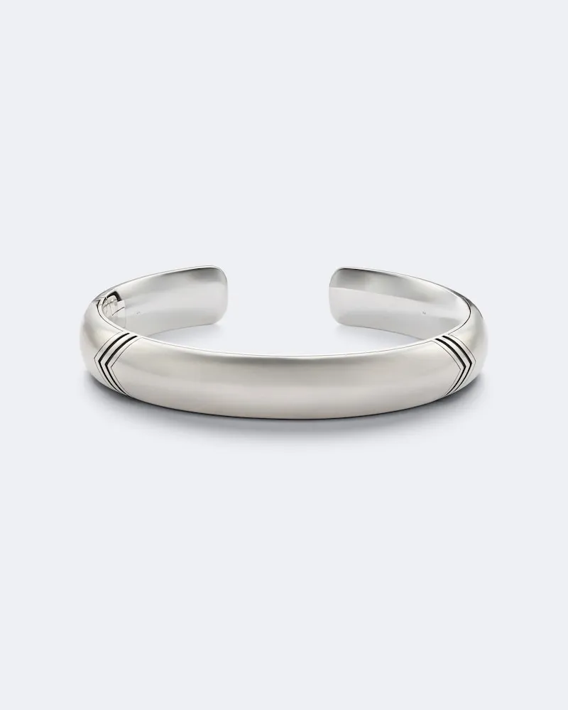 David Yurman Bracciale Chevron Bold in argento sterling Argento