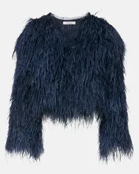 Dorothee Schumacher Giacca Feathery Volume in georgette Blu