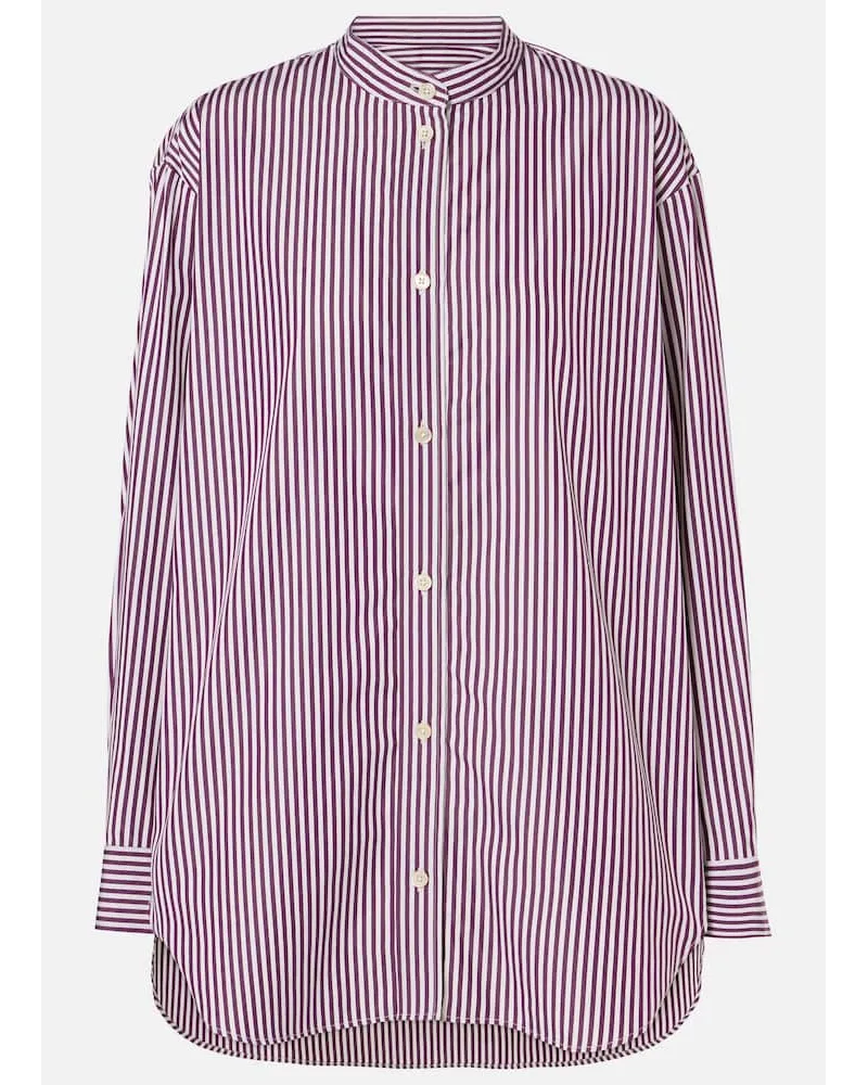 Isabel Marant Camicia Faby in cotone Borgogna