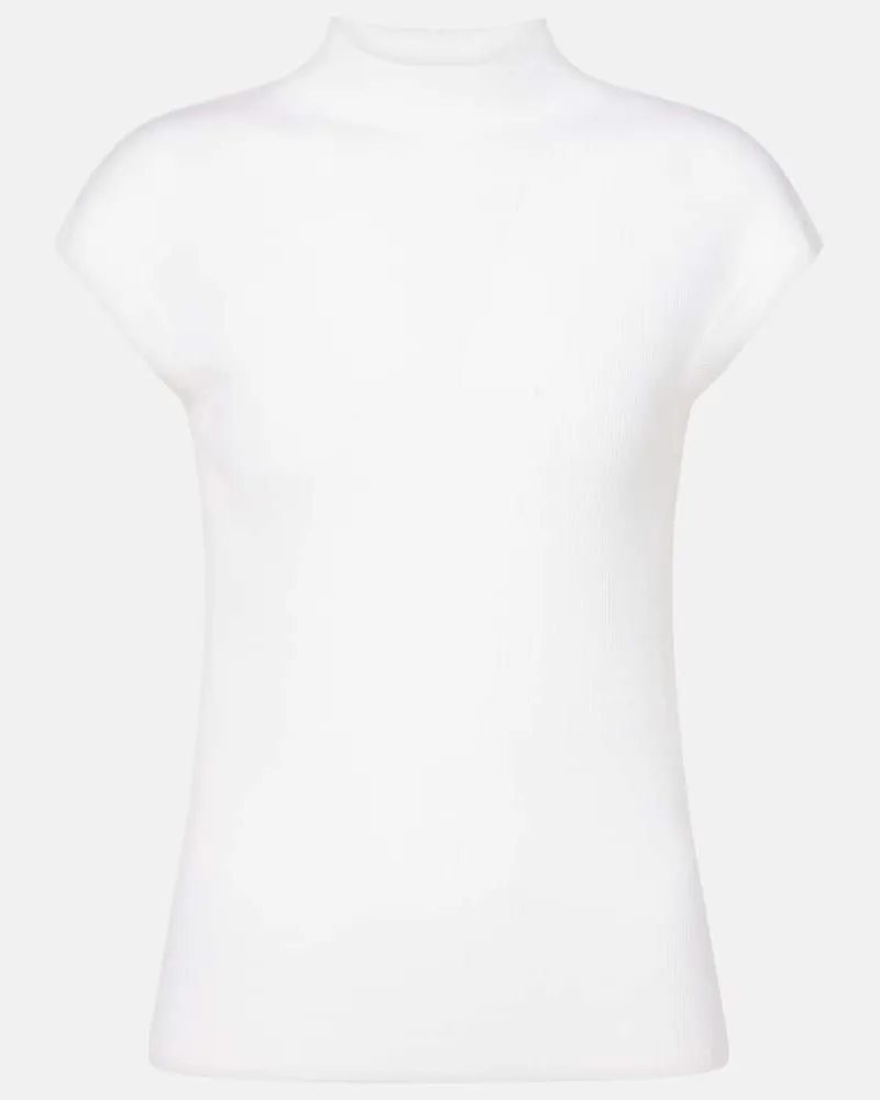 Jardin des Orangers Top in lana Bianco