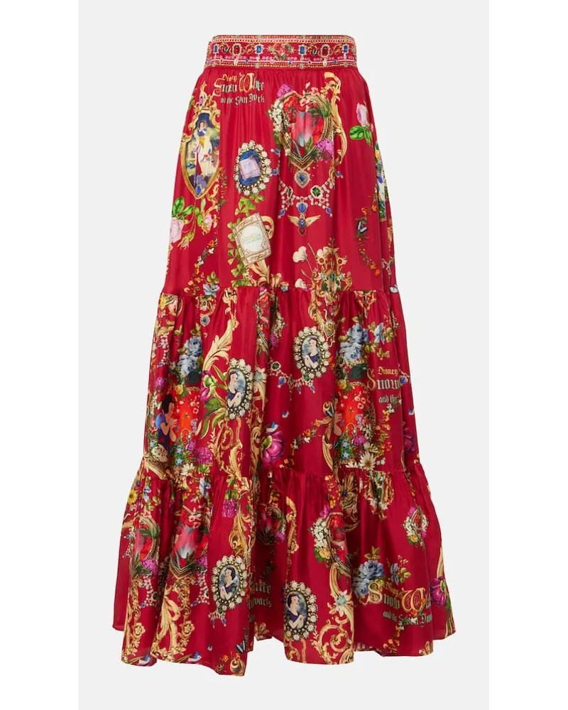 Camilla Gonna lunga in seta Multicolore