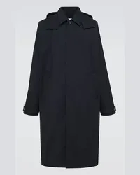 Bottega Veneta Cappotto in tessuto tecnico Nero