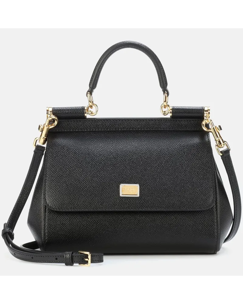 Dolce & Gabbana Borsa Sicily Small in pelle Nero