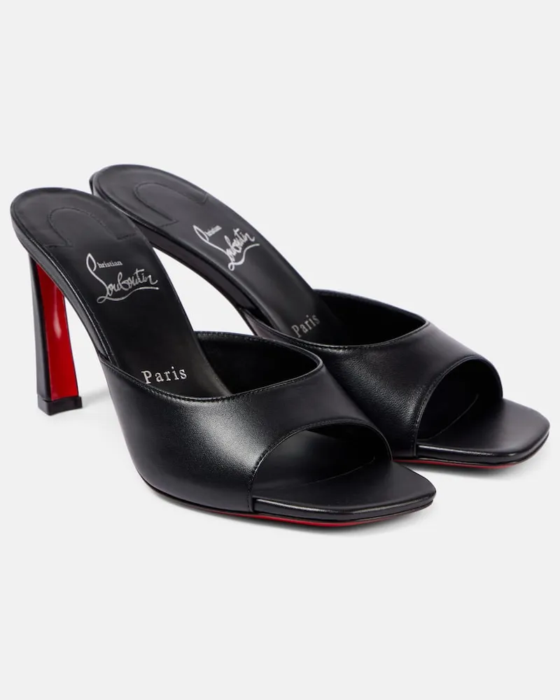 Christian Louboutin Mules Condora 85 in pelle Nero