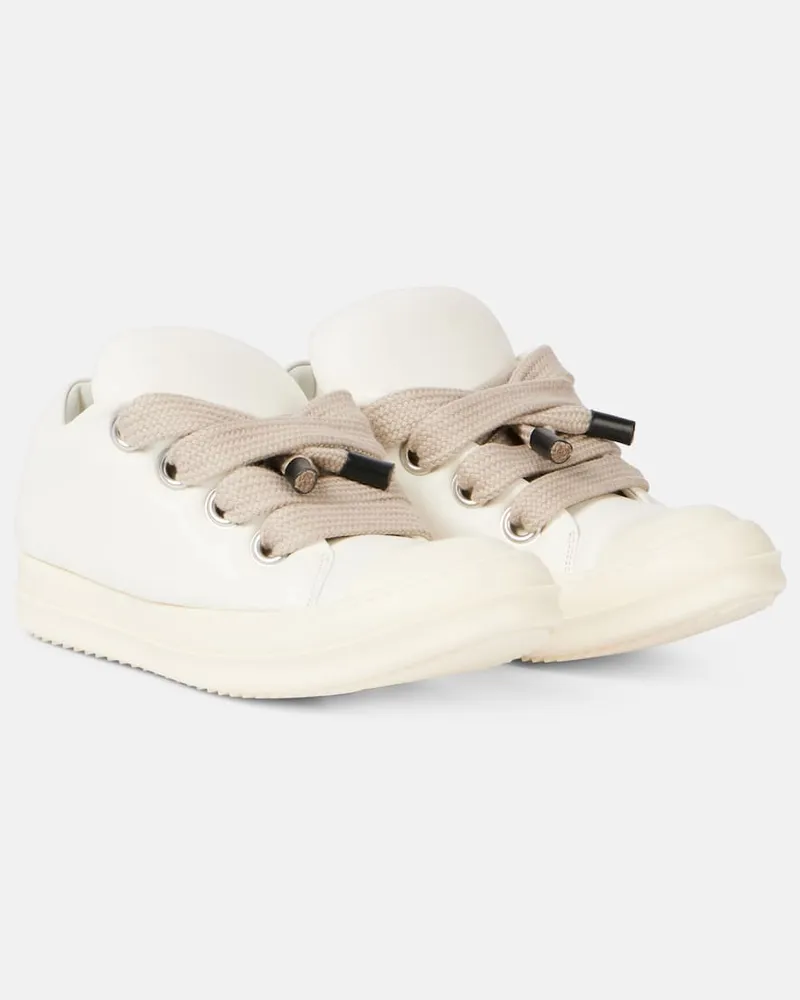 Rick Owens Sneakers Jumbolace in pelle Bianco