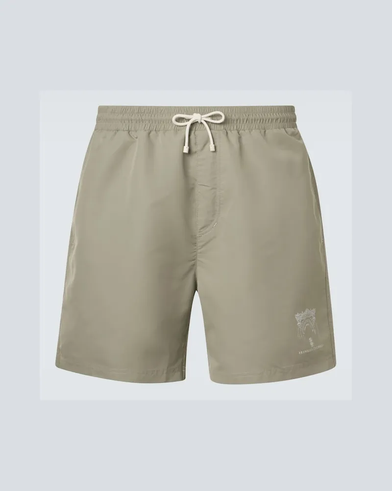 Brunello Cucinelli Costume da bagno Verde
