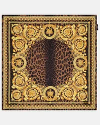 Versace Foulard Wild Barocco in twill di seta Multicolore