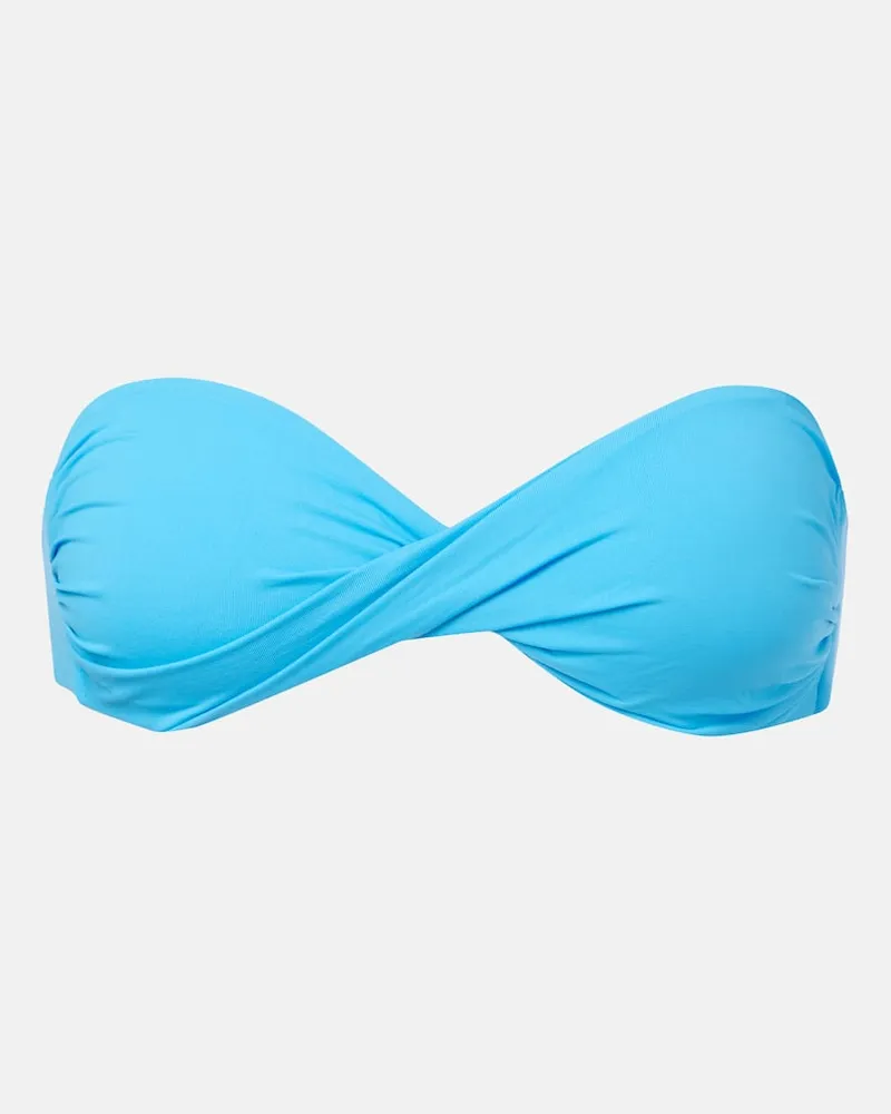 Melissa Odabash Top bikini a fascia Toulouse Blu