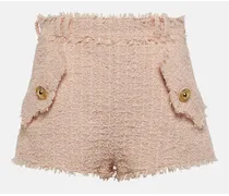 Shorts in tweed a vita alta