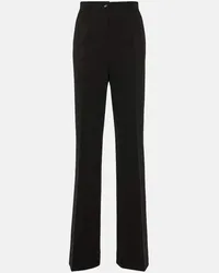 Dolce & Gabbana Pantaloni flared Milano in jersey Nero