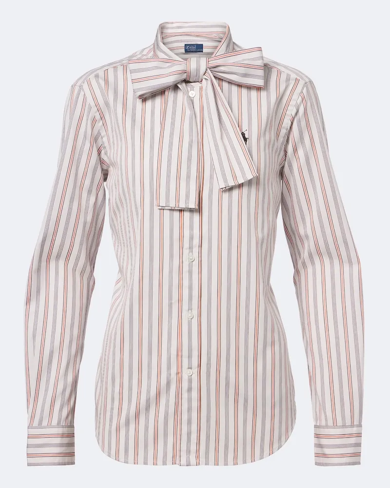 Ralph Lauren Camicia in popeline di cotone a righe Multicolore