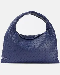 Bottega Veneta Borsa Hop Small in pelle Blu