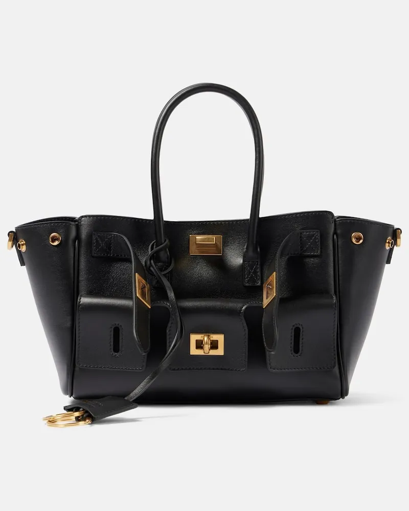 Balenciaga Borsa Bel Air Mini in pelle Nero