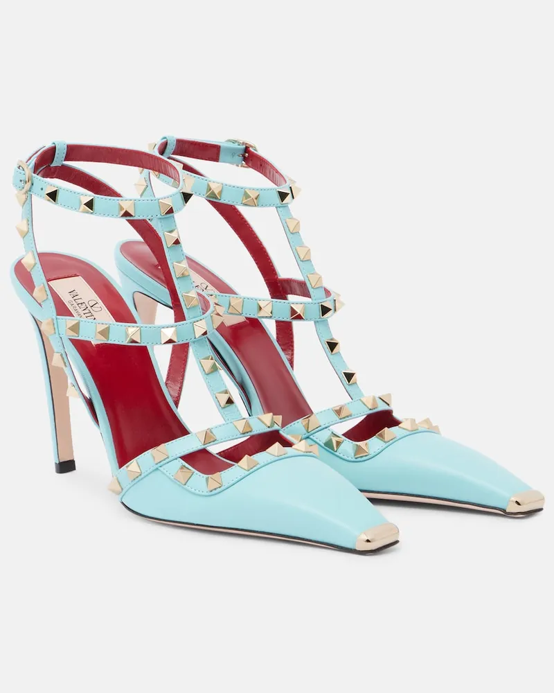 Valentino Garavani Pumps Rockstud in pelle Blu