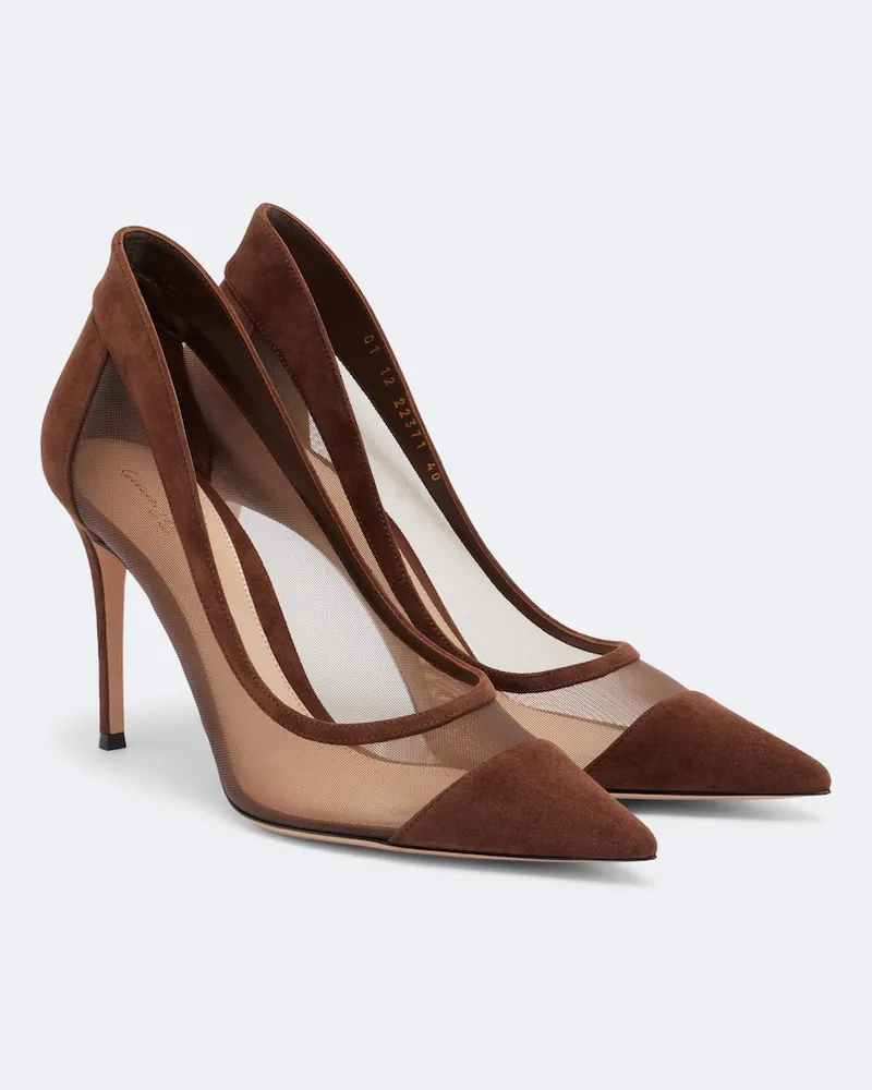 Gianvito Rossi Pumps con pelle Marrone