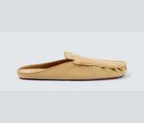 Slippers mocassino in suede