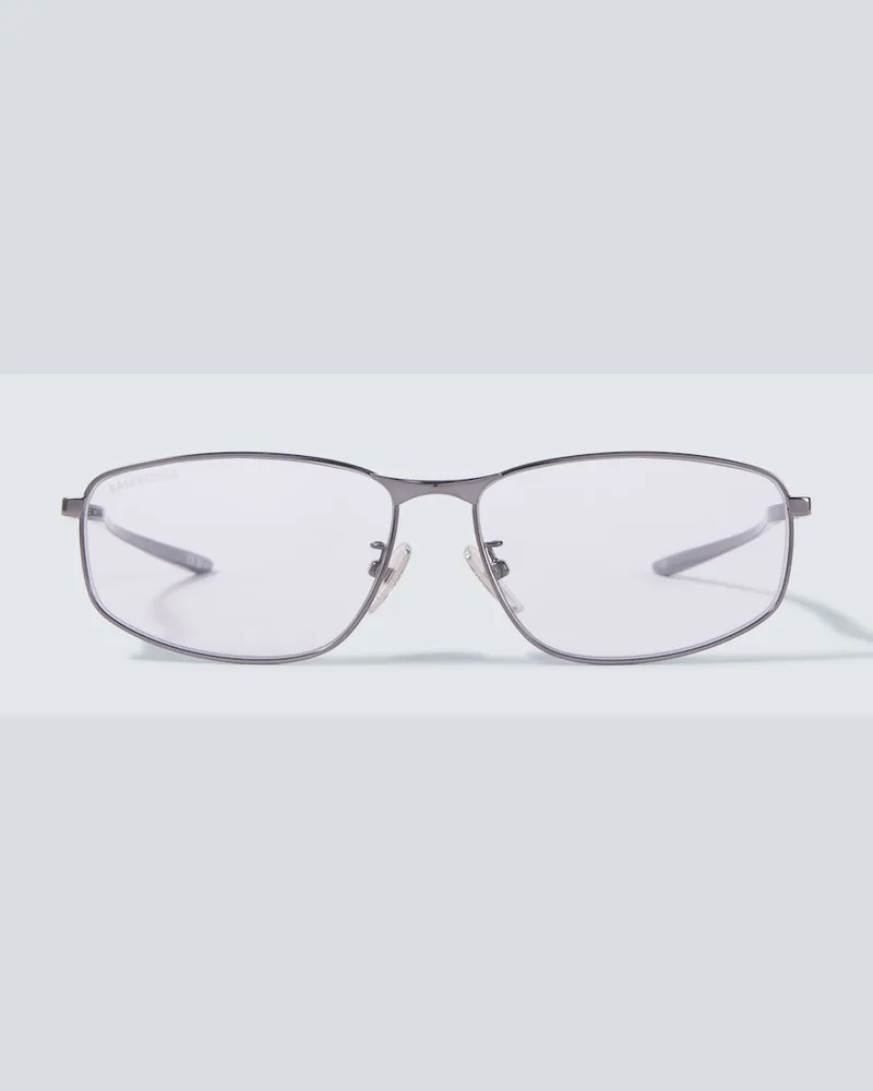 Balenciaga Occhiali da sole Monday rettangolari Grigio