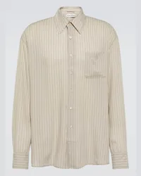 Our Legacy Camicia Above a righe Beige