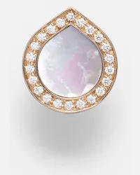 Repossi Orecchino singolo Antifer in oro rosa 18 kt con madreperla e diamanti Oro