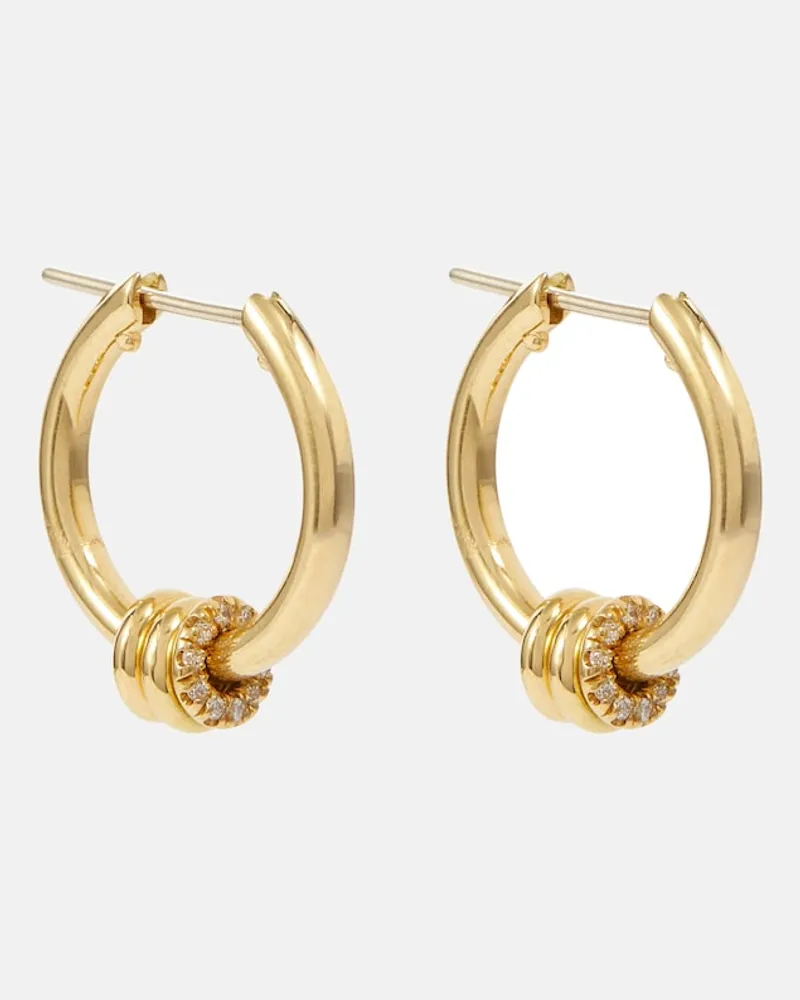 Spinelli Kilcollin Orecchino singolo Ara in oro 18kt con diamanti Oro