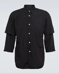 Comme des Garçons Comme des Garçons Homme Deux Camicia tinta in capo Grigio