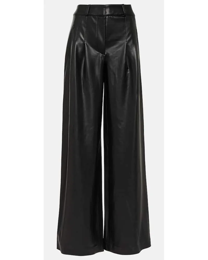 Veronica Beard Pantaloni Rennert in similpelle Nero