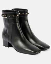 Valentino Garavani Stivaletti Rockstud 40 in pelle Nero