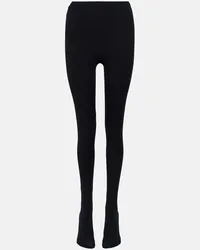 Balenciaga Leggings Anatomic con scarpe Nero