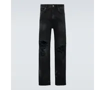 Balenciaga Jeans regular distressed Nero