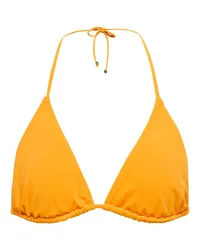 Nanushka Top bikini Caia a triangolo Arancione