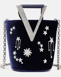 Roger Vivier Secchiello RV Strass Constellation Mini Blu