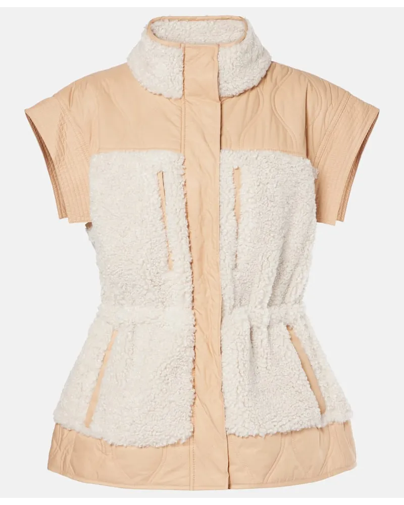 Ulla Johnson Gilet imbottito Shiloh in shearling sintetico Verde