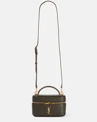 Saint Laurent Borsa a tracolla Gaby Mini in pelle Marrone