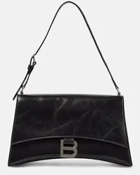 Balenciaga Borsa a spalla Crush Small in pelle Nero