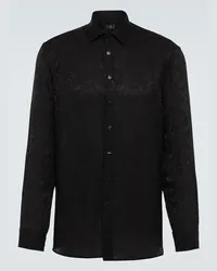 Etro Camicia con stampa paisley Nero