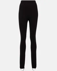 Dolce & Gabbana Leggings a vita alta Nero