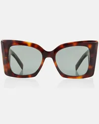 Saint Laurent Occhiali da sole cat-eye SL M119 Blaze Marrone