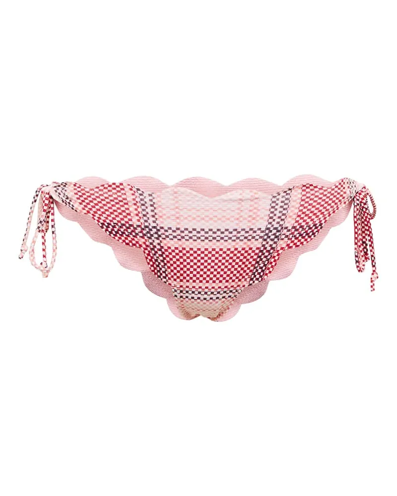 Marysia Slip bikini reversibile Mott a quadri Multicolore