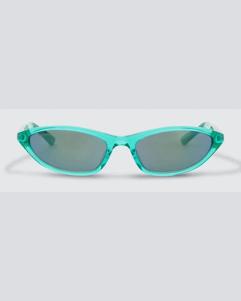 Balenciaga Occhiali da sole cat-eye Neo Oval 2.0 Verde