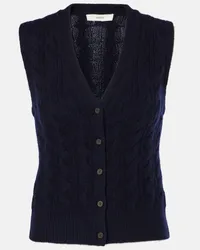 Vince Gilet in misto lana e cashmere Blu