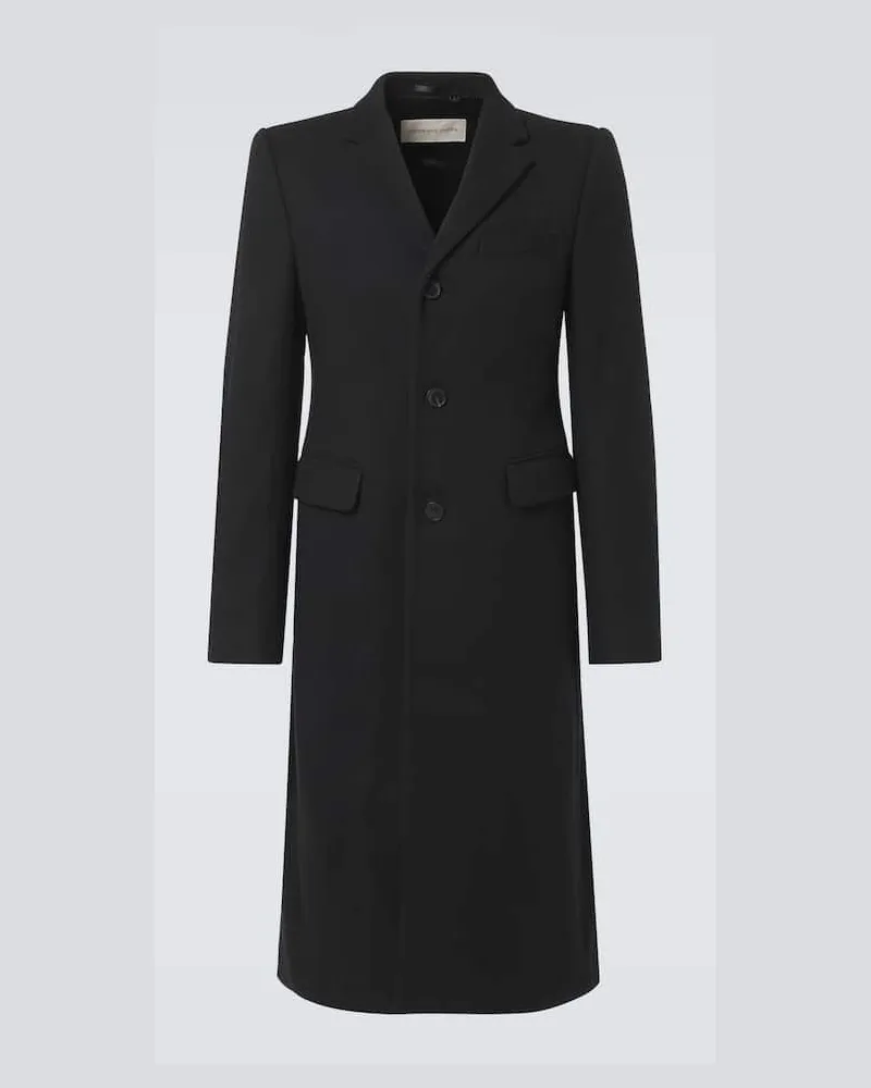 Dries van Noten Cappotto in misto lana Nero