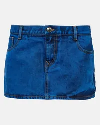 Vivienne Westwood Minigonna di jeans a vita bassa Blu