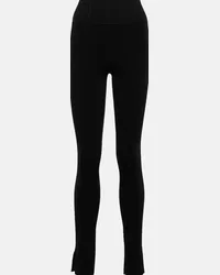 GALVAN Leggings in jersey Nero