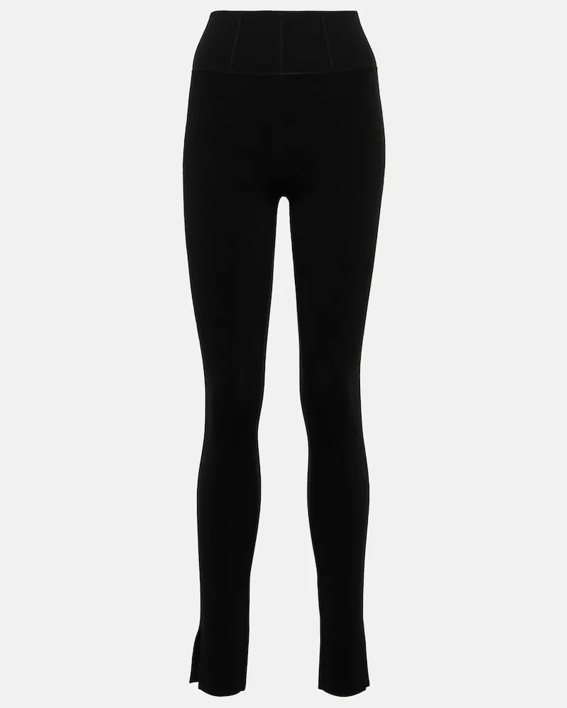 GALVAN Leggings in jersey Nero
