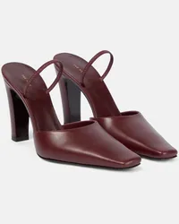 The Row Pumps slingback in pelle Rosso