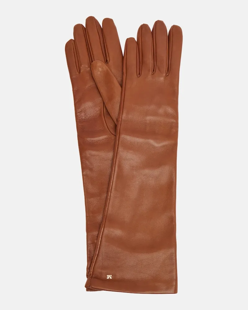 Max Mara Guanti in pelle Marrone
